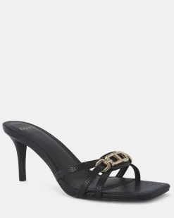 URSINO BLACK LIZARD Stilettos