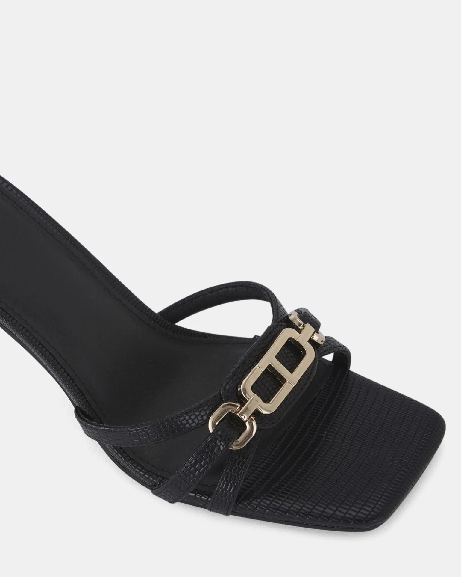 URSINO BLACK LIZARD Stilettos