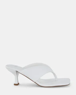 URZILA WHITE Kitten Heels