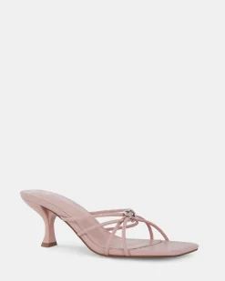 USINI PINK Open Toe Heels
