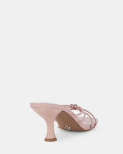 USINI PINK Open Toe Heels