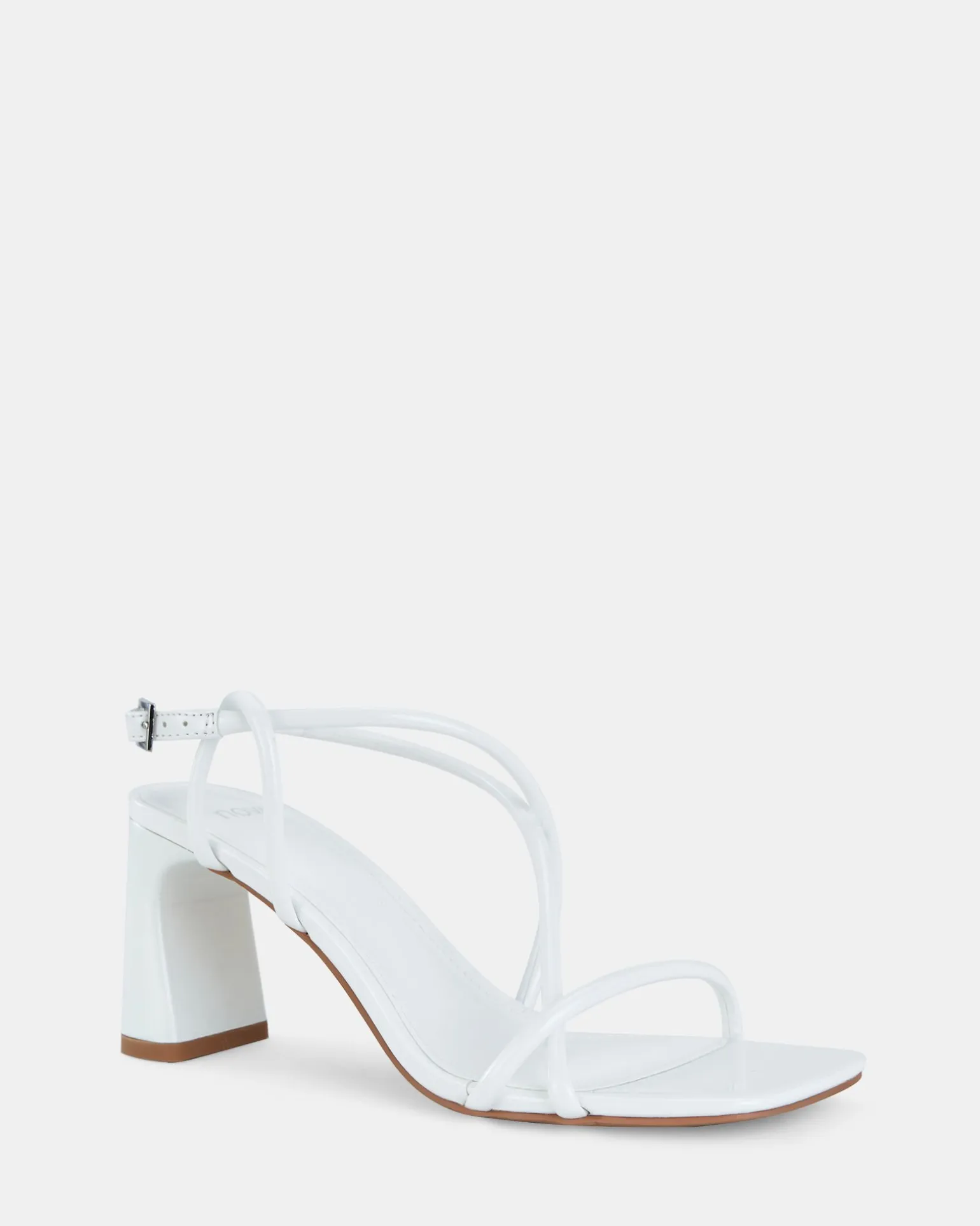 USSANA WHITE Open Toe Heels