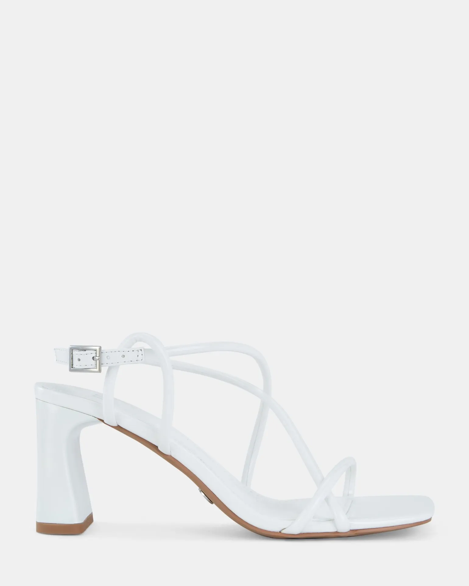 USSANA WHITE Open Toe Heels