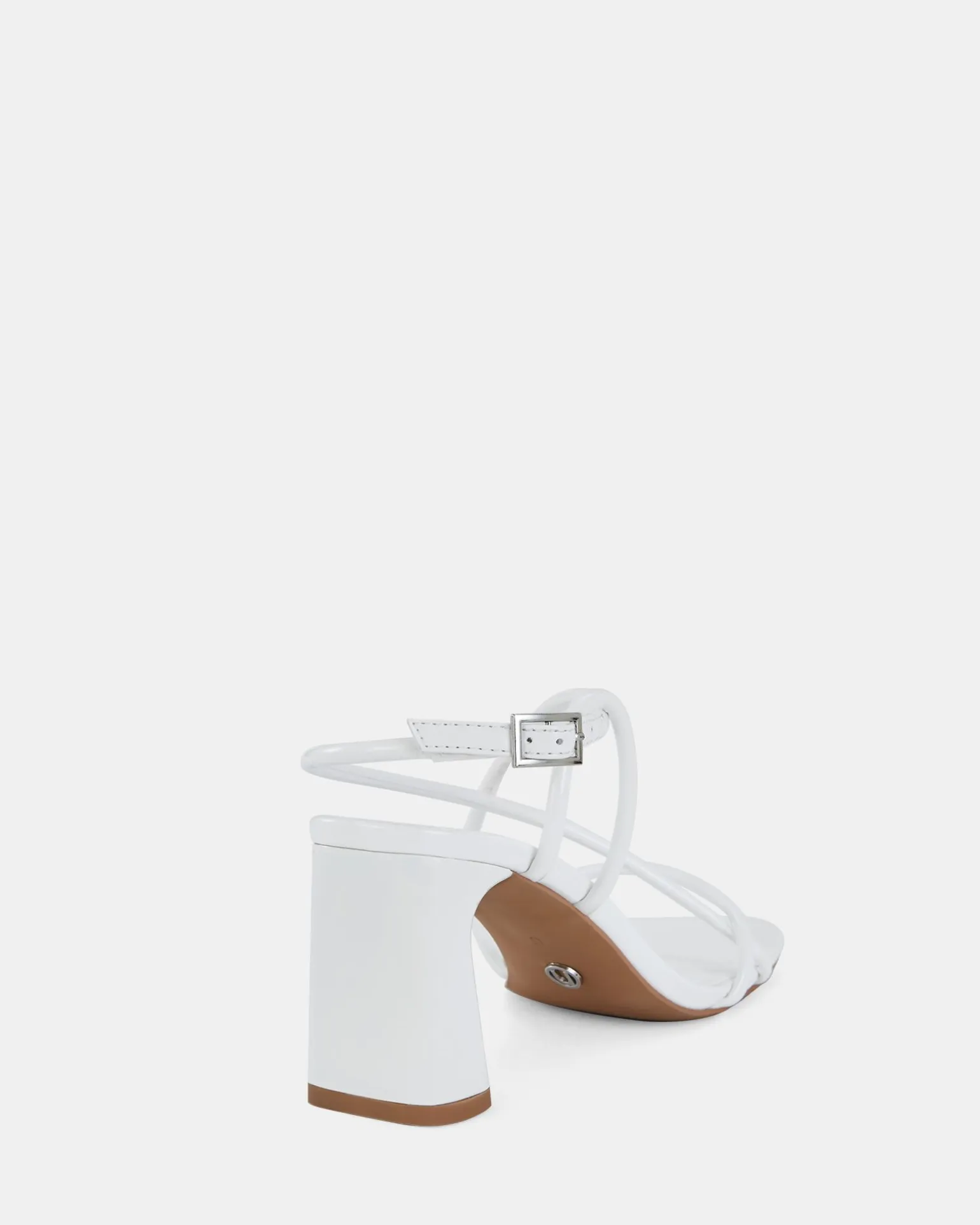 USSANA WHITE Open Toe Heels