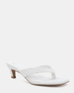 VALENCE WHITE Low Heels