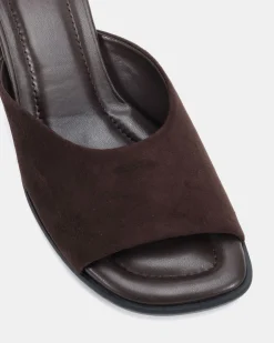 VALLIE ESPRESSO SUEDE Mules