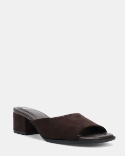 VALLIE ESPRESSO SUEDE Mules