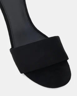 VALONIA Black Suede Mules