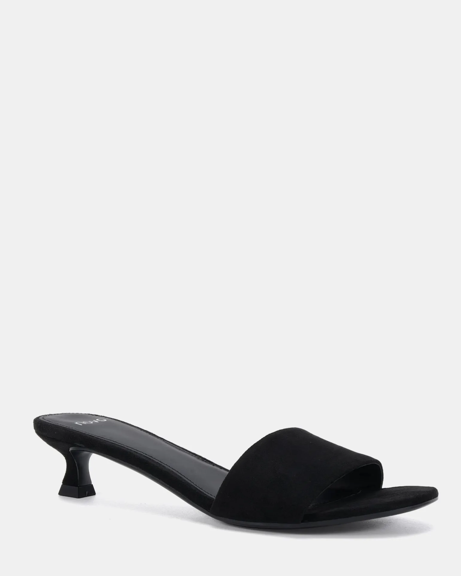 VALONIA Black Suede Mules