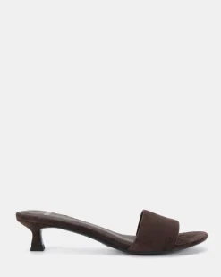 VALONIA ESPRESSO SUEDE Mules