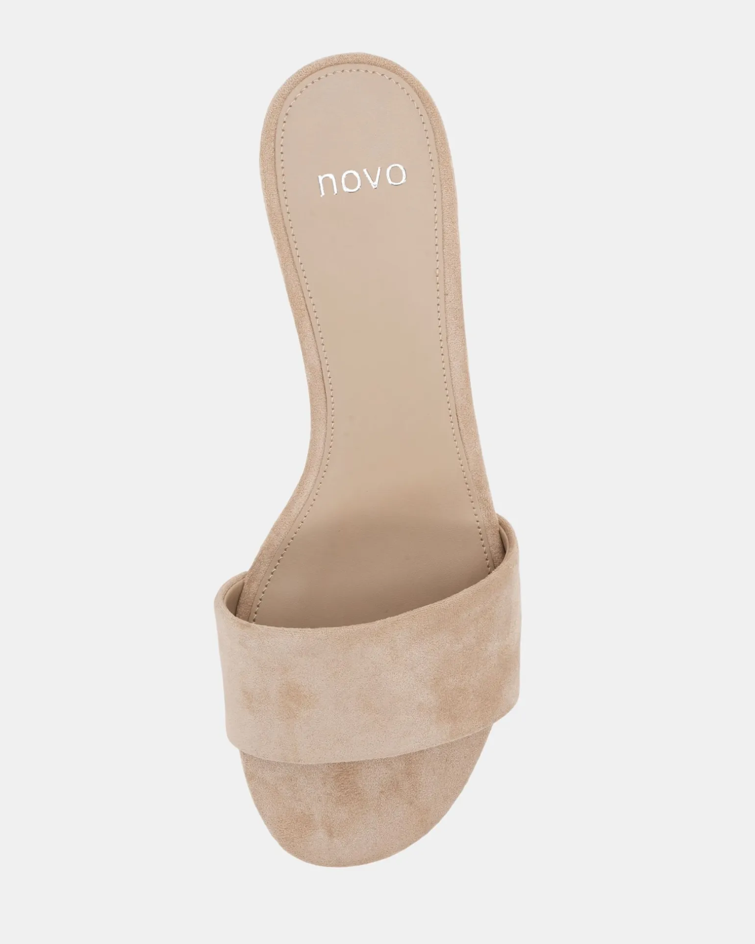 VALONIA Neutral Suede Mules