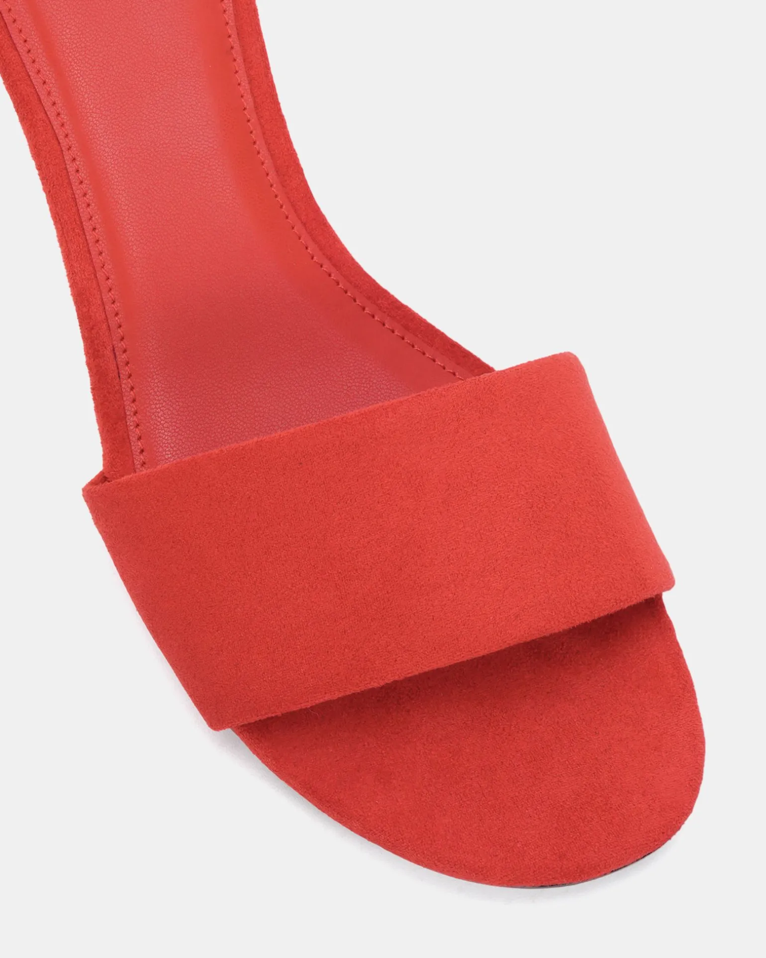 VALONIA RED SUEDE Mules