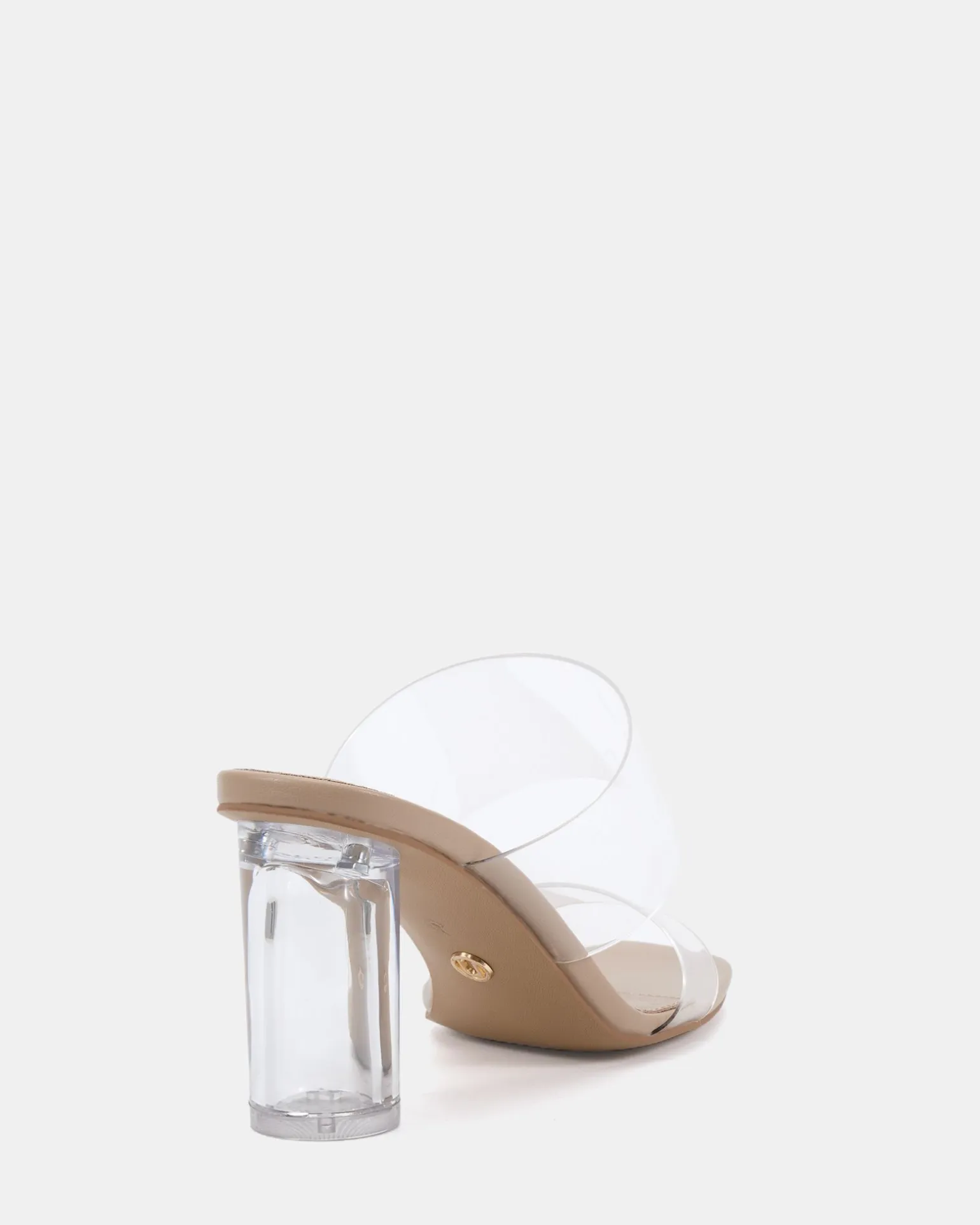 VAUNDY Clear Low Heels