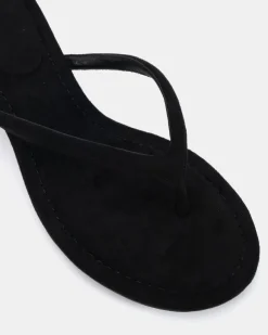 VAYDA Black Suede High Heels