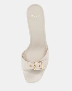 VENEZIA CREAM LINEN Mules
