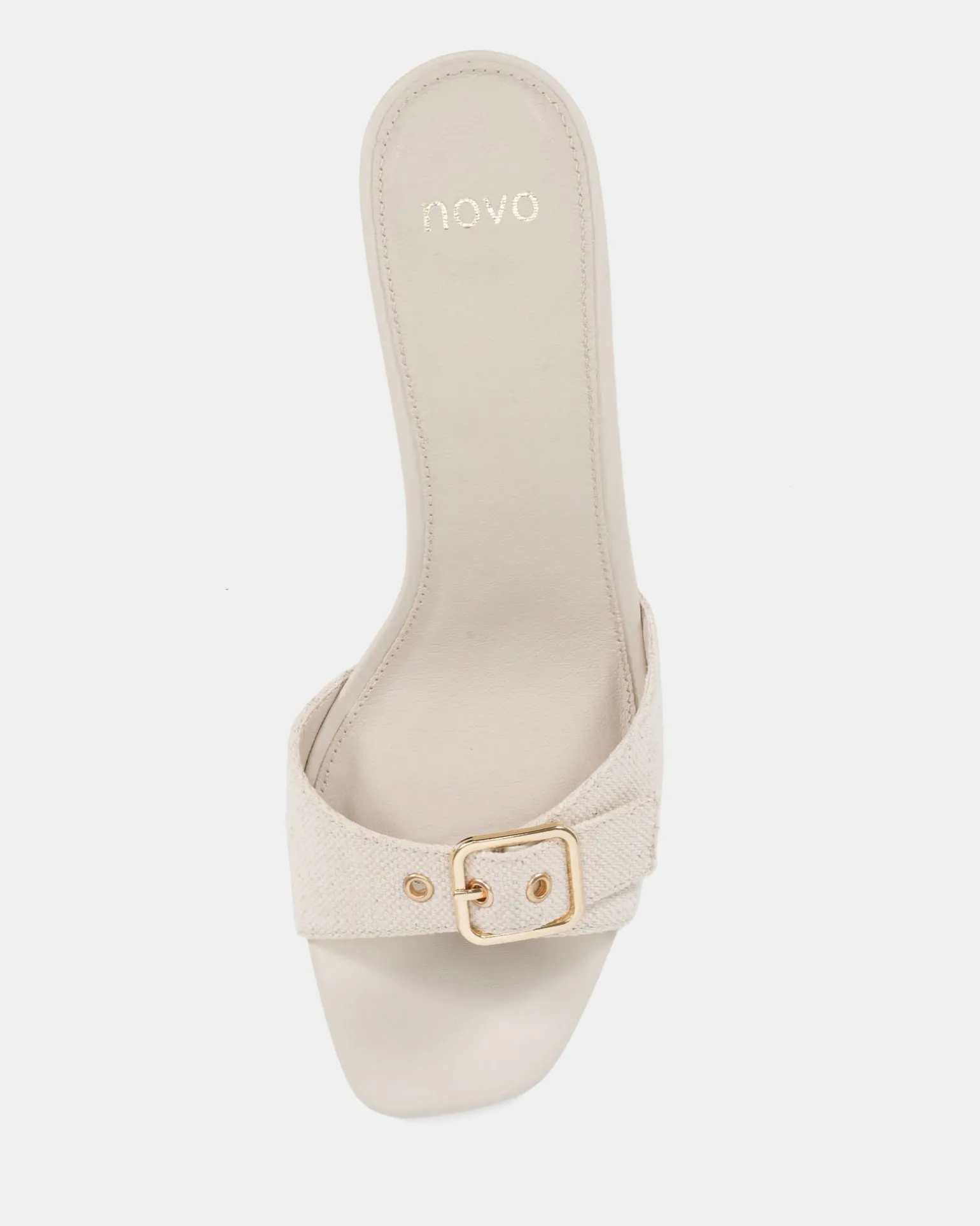 VENEZIA CREAM LINEN Mules