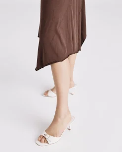 VENEZIA White Patent Mules
