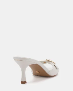VENEZIA White Patent Mules