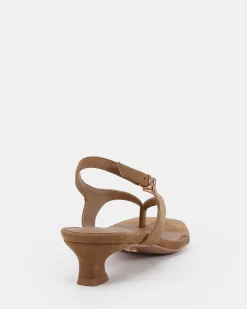 VERGE BISCOFF SUEDE Strappy Sandals