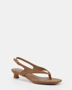 VERGE BISCOFF SUEDE Strappy Sandals