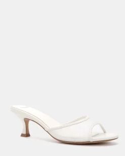 VERIAN WHITE MESH Mules