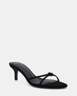 VERNE BLACK Mid Heels
