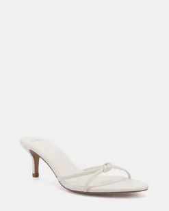 VERNE WHITE Mid Heels