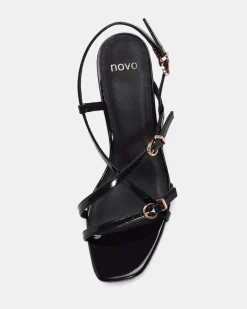 VESPER Black Patent High Heels