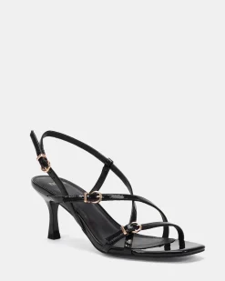 VESPER Black Patent High Heels