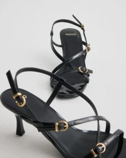 VESPER Black Patent High Heels