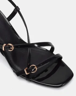 VESPER Black Patent High Heels