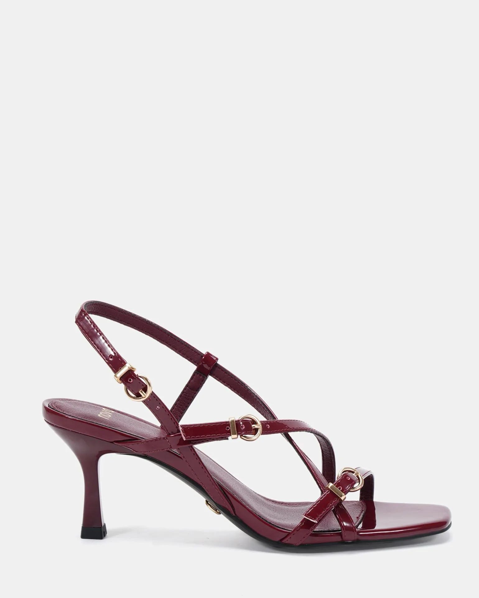 VESPER DEEP RED PATENT High Heels