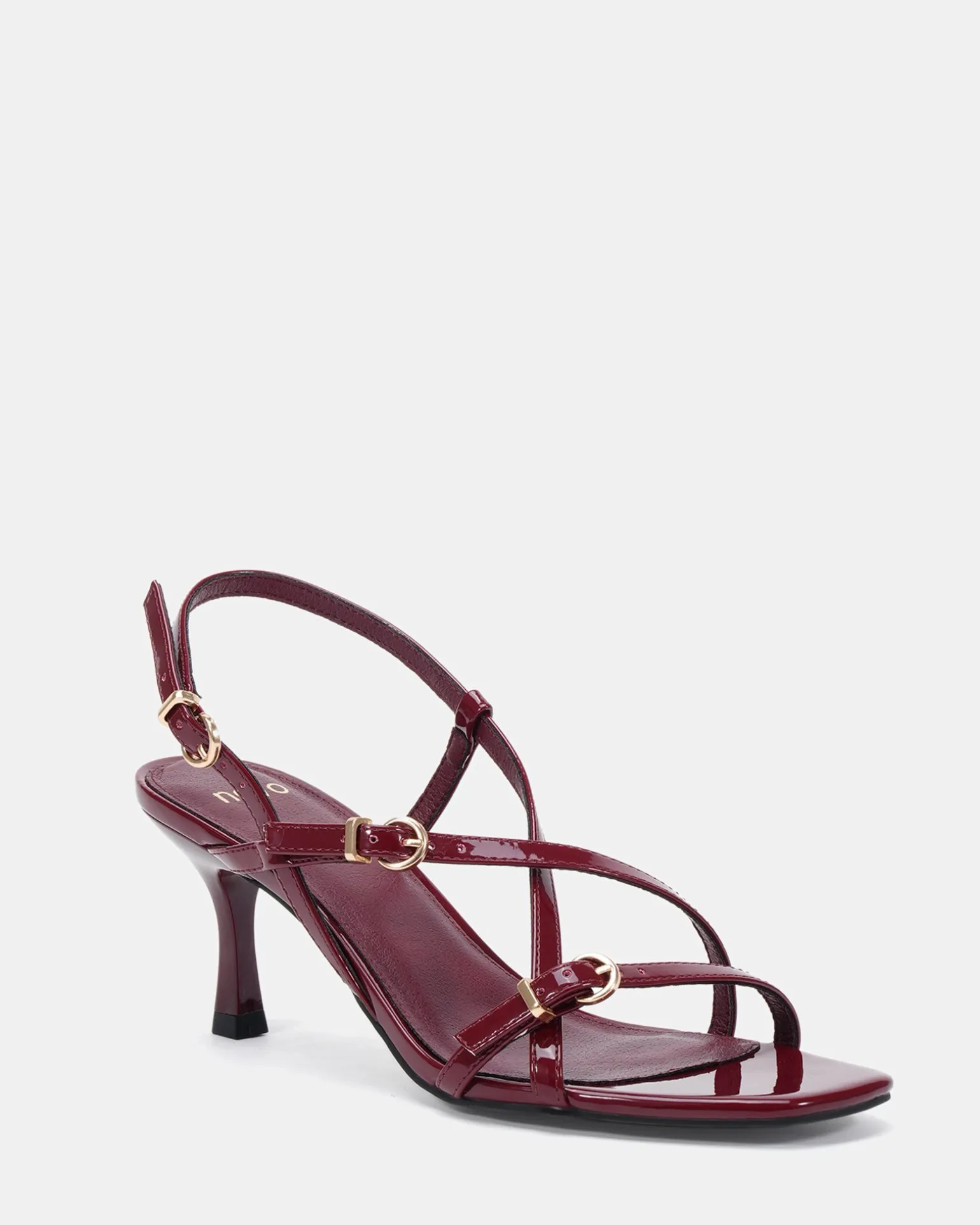 VESPER DEEP RED PATENT High Heels