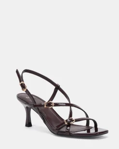 VESPER ESPRESSO PATENT High Heels