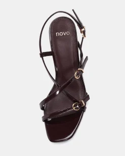 VESPER ESPRESSO PATENT High Heels