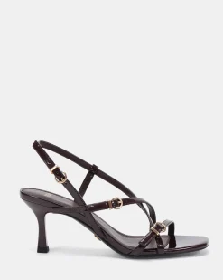 VESPER ESPRESSO PATENT High Heels