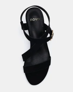 VINCENZO BLACK High Heels