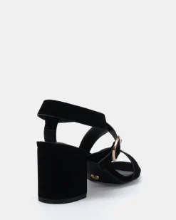 VINCENZO BLACK High Heels