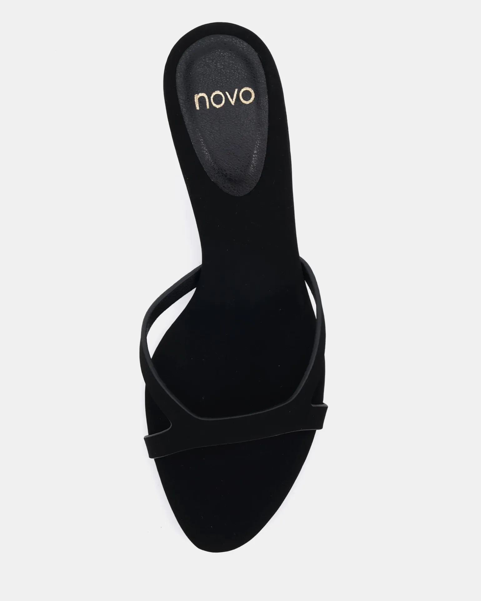 VIV BLACK NUBUCK Mules