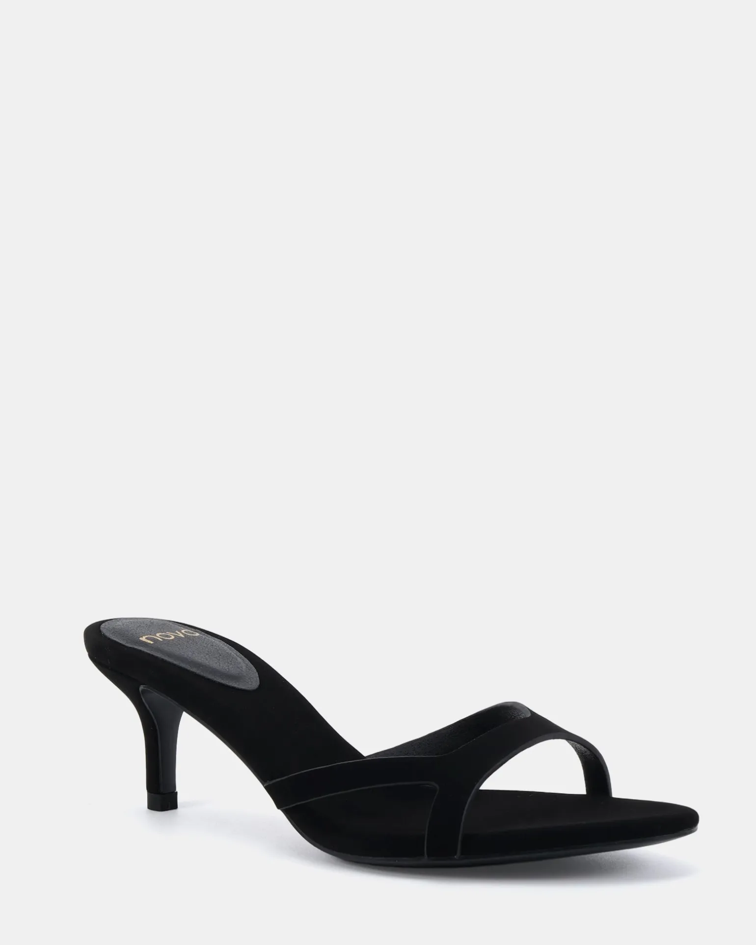 VIV BLACK NUBUCK Mules