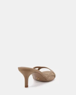 VIV CAMEL NUBUCK Mules