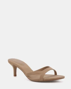 VIV CAMEL NUBUCK Mules