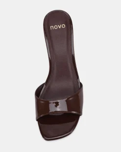 VIYAN MILK CHOC PATENT High Heels