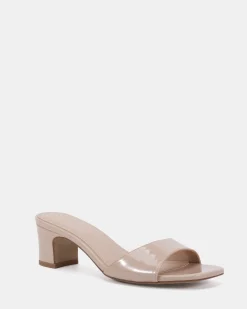 VIYAN NUDE PATENT High Heels