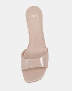 VIYAN NUDE PATENT High Heels