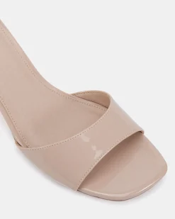 VIYAN NUDE PATENT High Heels