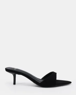 VOICE BLACK Mid Heels