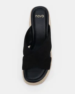 WINOLA Black Suede