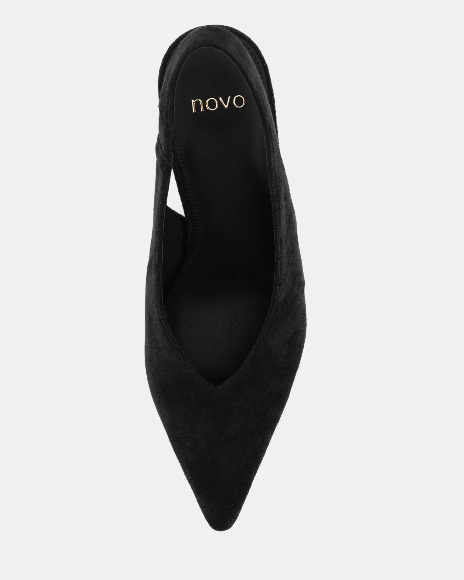 YARDEN Black Suede Pumps
