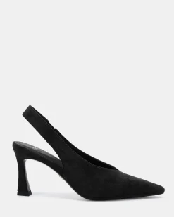 YARDEN Black Suede Pumps